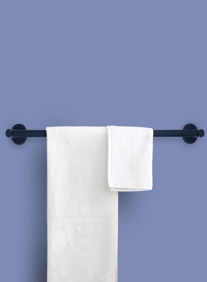 Pathavi Stainless Steel Towel Rod - Wall Mounted, Rust-Resistant Towel Bar for Bath & Kitchen - Space Saving Modern Towel Holder (24 Inch - Black Finish, Pack of 1) - Image 1